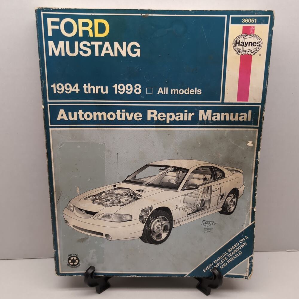 Haynes Ford Mustang Repair Manual 1994-1998 Paperback 36051